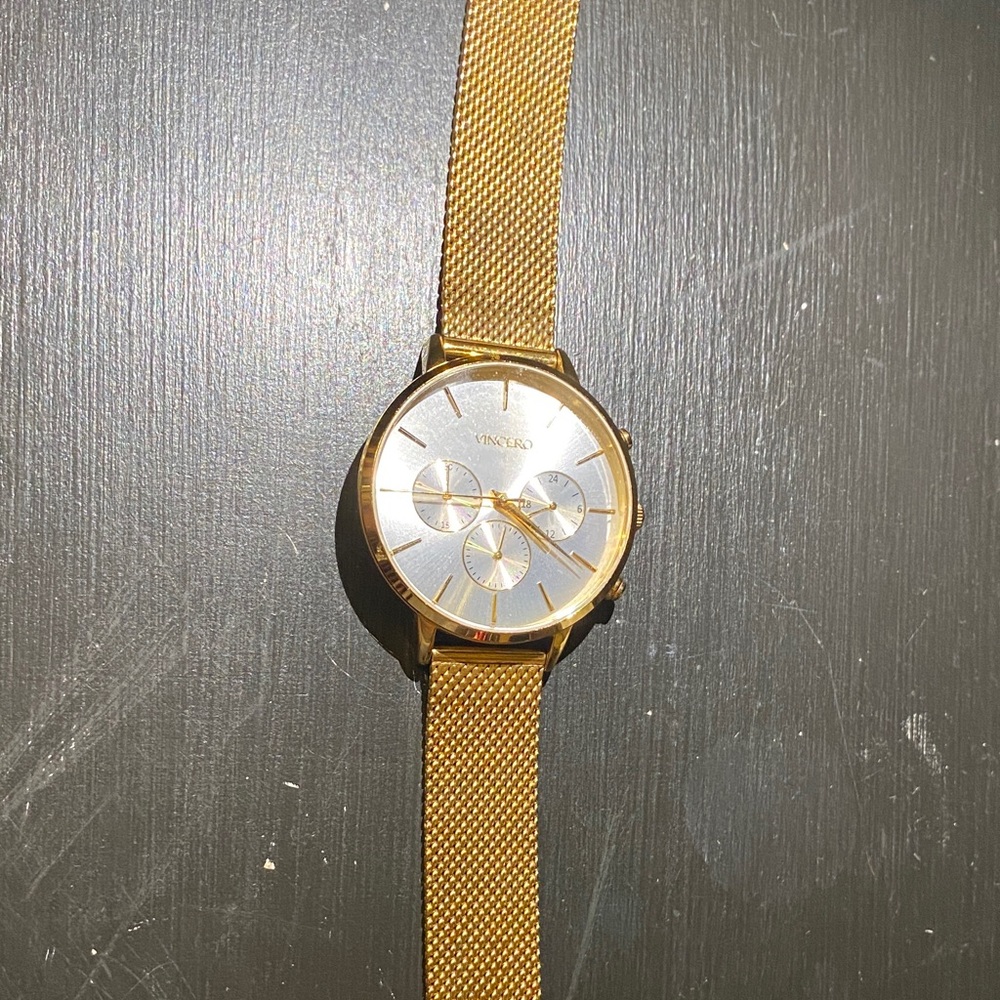 Gold and Silver Women's Watch